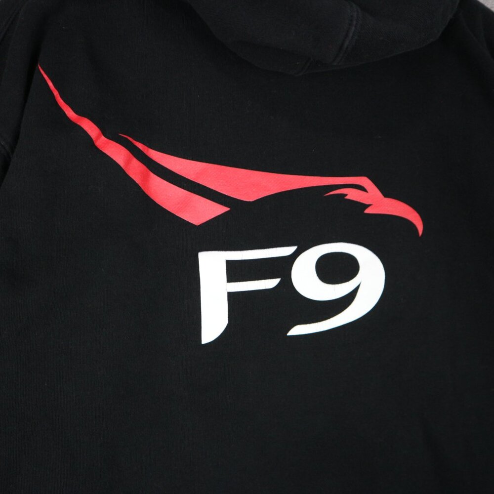 SpaceX F9 Falcon 9 Rocket Zip Up Hoodie Mens Large Elon Musk Space - Picture 6 of 7